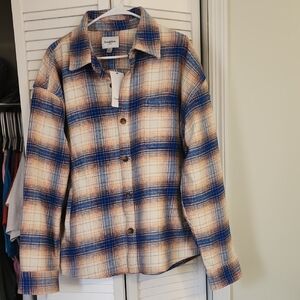 NWT! Heavyweight Standard Fit Mens Flannel
